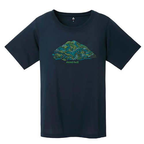 MONT-BELL WICKRON TEE SATOYAMA WS 1114538