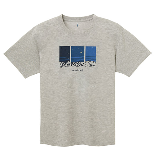 MONT-BELL WICKRON TEE YOZORA 1114566