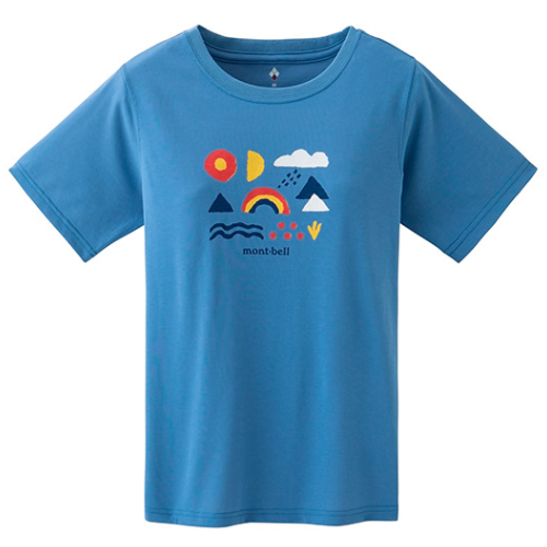 MONT-BELL WICKRON TEE NATURE SYMBOLS WS 1114573