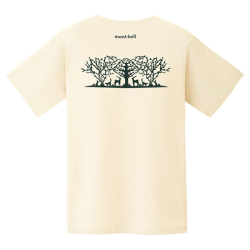 MONT-BELL PEAR SKIN COTTON TEE KIRIE MORI NO TSUDOI 純棉T 2104710