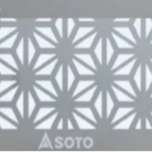 SOTO Hinoto 瓦斯蠟燭燈專用不鏽鋼裝飾片 SOD-2604