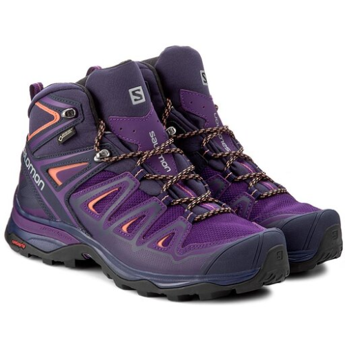 SALOMON X ULTRA 3 MID GTX WS 女裝防水行山鞋