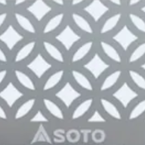 SOTO Hinoto 瓦斯蠟燭燈專用不鏽鋼裝飾片 SOD-2604