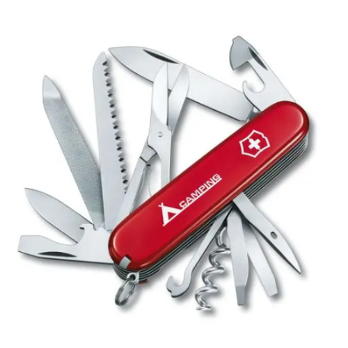 VICTORINOX RANGER "CAMPING" 91MM RED 萬用摺刀 1.3763.71