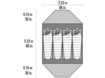 MSR ELIXIR 4 TENT V2 4人營幕 10313