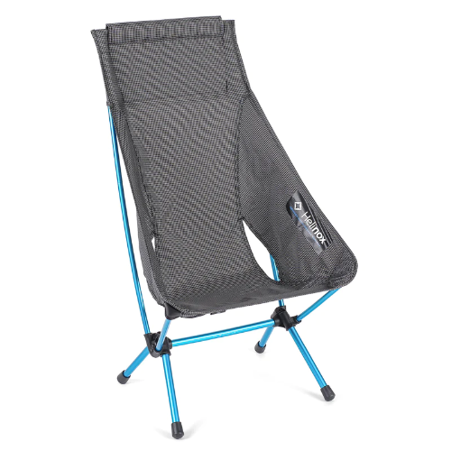 HELINOX CHAIR ZERO HIGH-BACK BLACK/F14 CYAN BLUE 10559