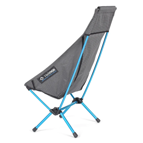 HELINOX CHAIR ZERO HIGH-BACK BLACK/F14 CYAN BLUE 10559