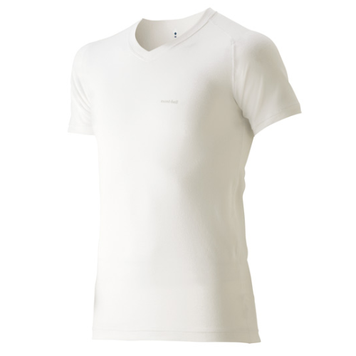 MONT-BELL ZEO LINE L.W. V-NECK TEE MS 男裝輕量級短袖保溫內衣 1107489