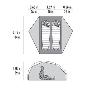 MSR FREELITE 2 TENT 二人超輕铝合金營幕 11512