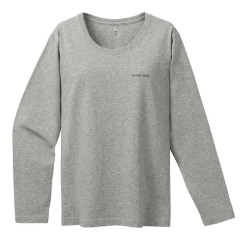 MONT-BELL PEAR SKIN COTTON LONG SLEEVE TEE WS 女裝純棉長袖T 2104497