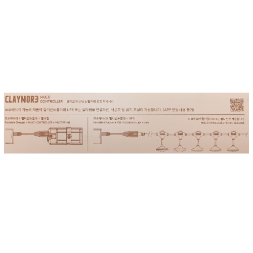 CLAYMORE MULTI CONTROLLER LED燈調光轉色開關器 CLA-MC01