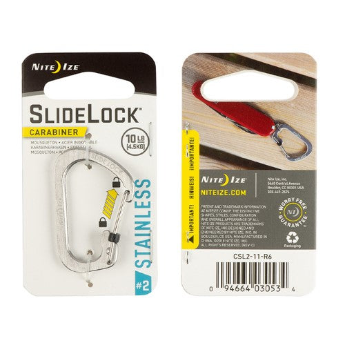 NITE IZE SLIDELOCK STAINLESS #2