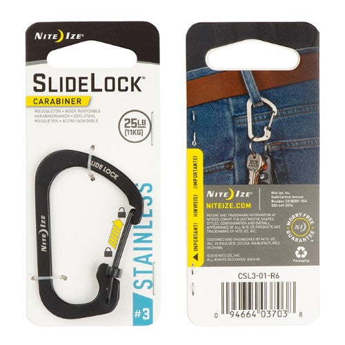 NITE IZE SLIDELOCK STAINLESS #3