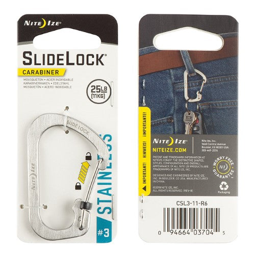 NITE IZE SLIDELOCK STAINLESS #3