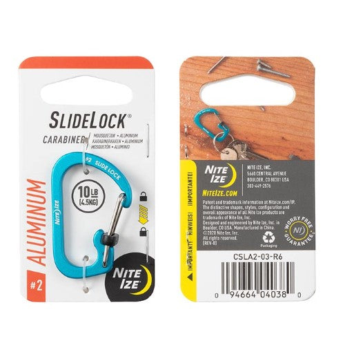 NITE IZE SLIDELOCK CARABINER ALUMINUM #2