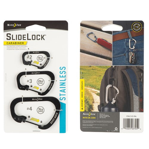 NITE IZE SLIDELOCK STAINLESS #2 #3 $4