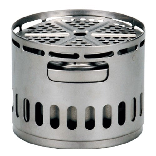 EVERNEW TITANIUM ALCOHOL STOVE DX SET(TI DX STAND + TI STOVE) EBY255