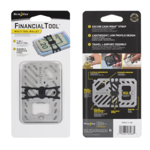 NITE IZE FINANCIAL TOOL MULTI TOOL WALLET FMT2-11-R7