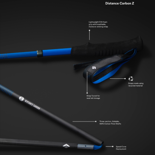 BLACK DIAMOND DISTANCE CARBON FLZ POLES 可調較長度碳纖維行山杖(一對裝) 112537