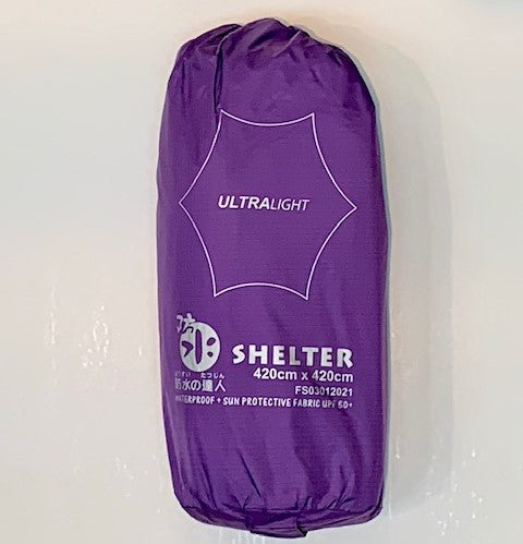 WATERPROOF+UPF50+ SHELTER 420 X 420CM天幕