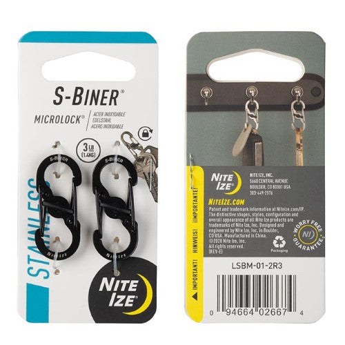 NITE IZE S-BINER MICR0LOCK STAINLESS