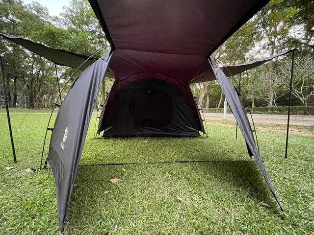 ANYKLO TUNNEL UL TENT 1廳1房4人隧道露營帳篷