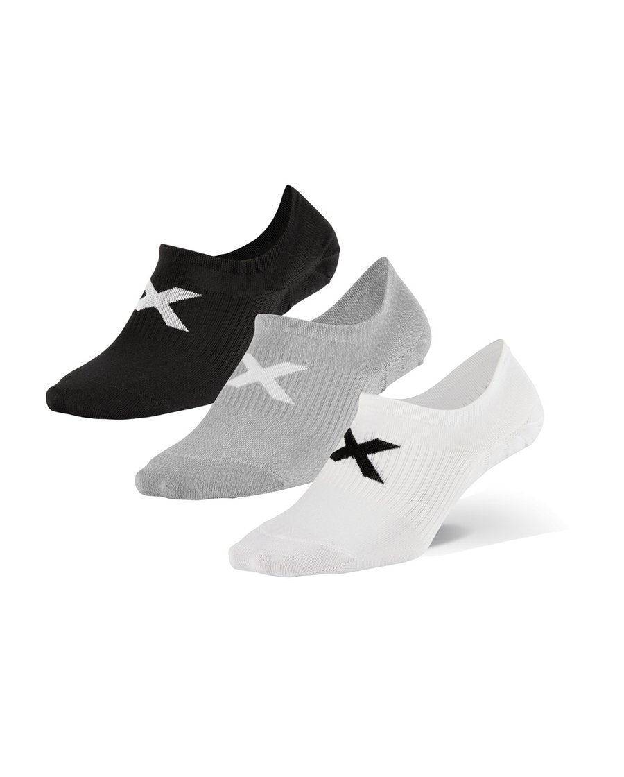 2XU Invisible Sock 3 Pack UQ6550e