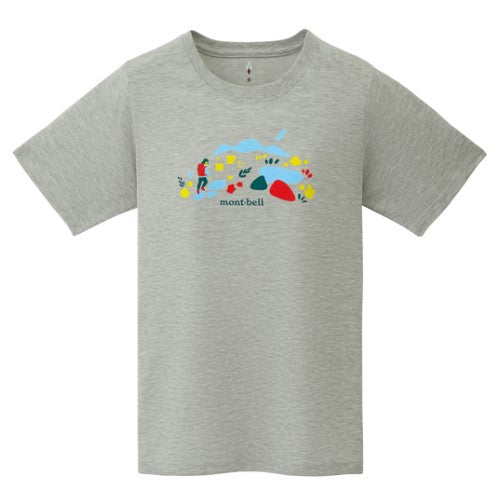MONT-BELL WICKRON TEE COLORFUL TRAIL WS 1114537