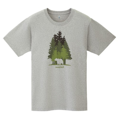 MONT-BELL PEAR SKIN COTTON TEE MORI TO KUMA 純棉T 2104721