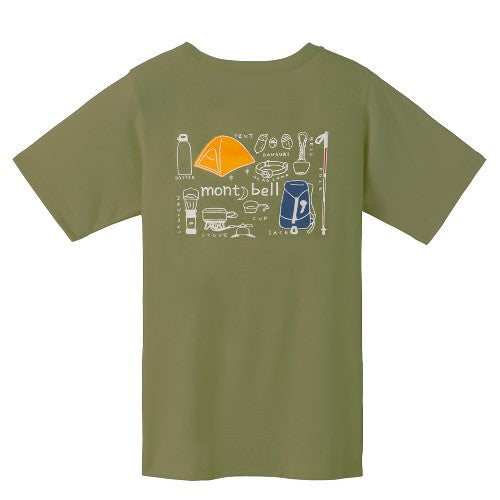 MONT-BELL WICKRON TEE MOUNTAIN GEAR WS 1114254