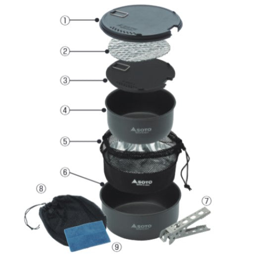 SOTO NAVIGATOR COOK SET SOD-501