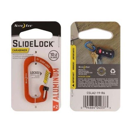 NITE IZE SLIDELOCK CARABINER ALUMINUM #2