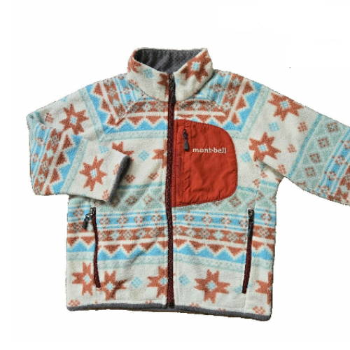 MONT-BELL CLIMAPLUS 100 PRINT JACKET KID'S 1106533/1105434