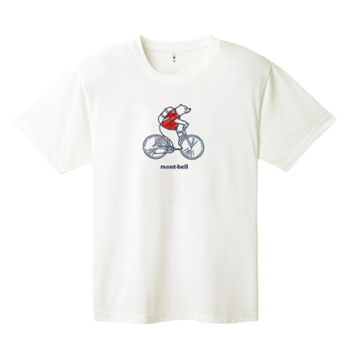MONT-BELL WICKRON TEE CYCLING BEAR 1114350