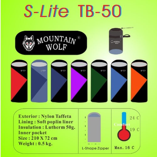 MOUNTAIN WOLF TB-50 睡袋