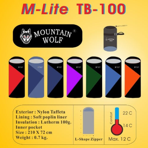 MOUNTAIN WOLF TB-100睡袋