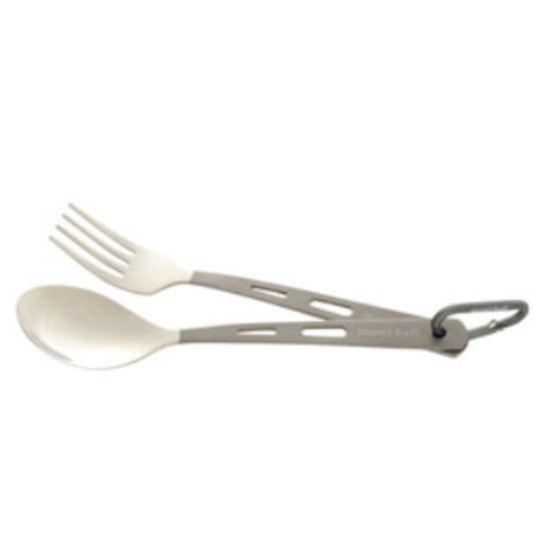 MONT-BELL TTANIUM SPOON & FORK SET 鈦金屬餐具 1124345