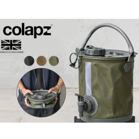 Colapz Vessel 20L Gris - Porte-Eau Pliable Avec Couvercle Verrouillable Et Robinet
