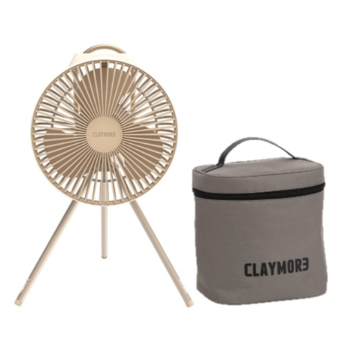 CLAYMORE  FAN V600+ SD 沙色充電風扇連收納袋套裝
