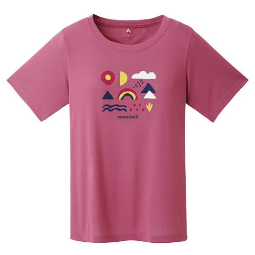MONT-BELL WICKRON TEE NATURE SYMBOLS WS 1114573