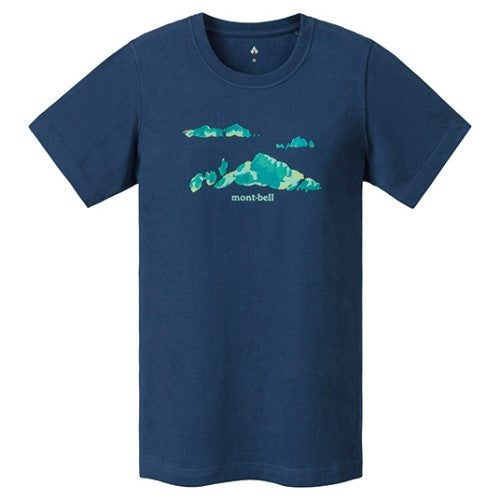 MONT-BELL PEAR SKIN COTTON TEE SHINRYOKUNOYAMA WS 女裝純棉T 2104675